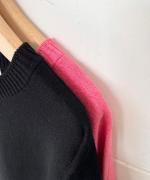 コットンミラノリブ　カーディガン